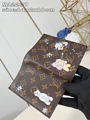 Louis Vuitton Snow Show Wallet Blue 14 x 2 x 10 cm - 6