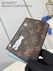 Louis Vuitton Snow Show Wallet Blue 14 x 2 x 10 cm - 3