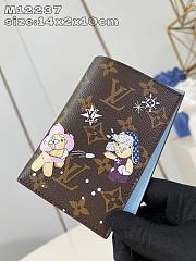 Louis Vuitton Snow Show Wallet Blue 14 x 2 x 10 cm - 2