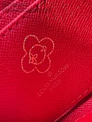 Louis Vuitton Candy Factory Zippy Red 11 x 8 x 2 cm - 2