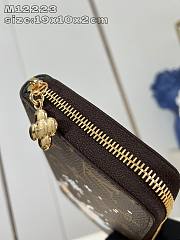 Louis Vuitton Snow Show Zippy Blue 19 x 10 x 2 cm - 3