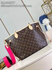 Louis Vuitton Neverfull Bandoulière Inside Out Pink And Beige 28 x 14 x 31 cm - 1