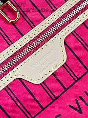 Louis Vuitton Neverfull Bandoulière Inside Out Pink And Beige 28 x 14 x 31 cm - 2