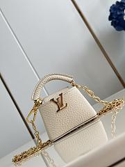 Louis Vuitton Caoucines Micro Bag White 21 x 14 x 8 cm - 1