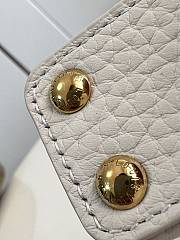 Louis Vuitton Caoucines Micro Bag White 21 x 14 x 8 cm - 6