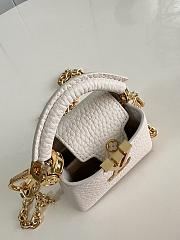 Louis Vuitton Caoucines Micro Bag White 21 x 14 x 8 cm - 4