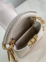 Louis Vuitton Caoucines Micro Bag White 21 x 14 x 8 cm - 5