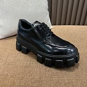 Prada Soft Padded Nappa Shiny Leather Loafer-Black - 4