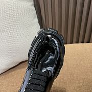 Prada Women Soft Padded Nappa Shiny Leather Loafers-Black - 5