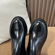 Prada Chelsea Boots With Fur Black - 5