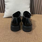 Prada Mocassini Chocolate In Pelle Spazzolata Loafer Black - 6