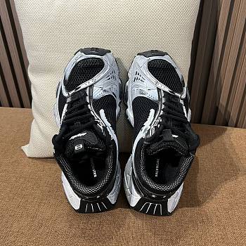 Balenciaga Stapler Sneakers Black And White
