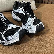 Balenciaga Stapler Sneakers Black And White - 5