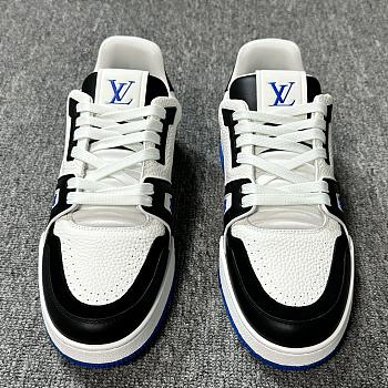 Louis Vuitton Trainer White Blue 