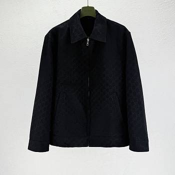  Gucci GG All Over Bomber Jacket Black 