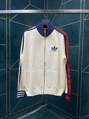 Gucci x Adidas collaboration track jacket White  - 1