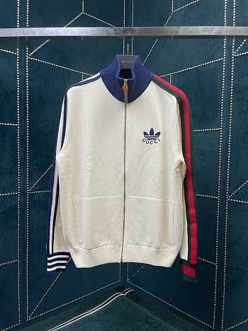 Gucci x Adidas collaboration track jacket White 