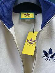 Gucci x Adidas collaboration track jacket White  - 4
