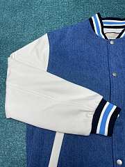Gucci cherry patch bomber jacket Blue - 3