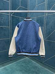 Gucci cherry patch bomber jacket Blue - 6