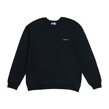  Celine Classic Logo Sweatshirt Black 