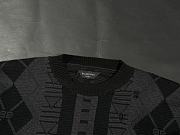 Balenciaga Jacquard Crewneck Black - 5