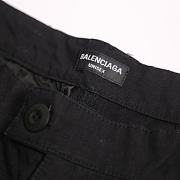 Balenciaga Oversized Distressed Denim Pants Black - 5