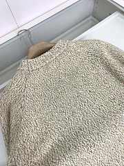 Balenciaga speckled knit sweater green - 3
