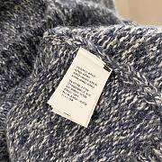 Balenciaga blue shawl collar cardigan - 3