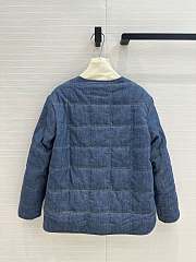denim puffer jacket - 5