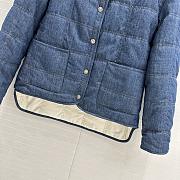 denim puffer jacket - 2