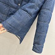 denim puffer jacket - 3