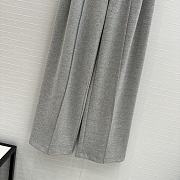 Miu Miu Wool Wide-Leg Pants Grey - 2