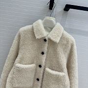 BC Shearling Jacket White  - 3