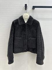 BC Shearling Jacket Black - 1