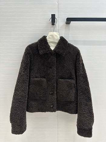 BC Shearling Jacket Brown 
