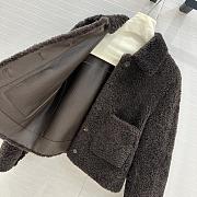 BC Shearling Jacket Brown  - 4