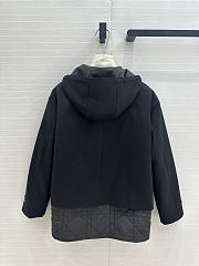 Dior hooded jacket with a quilted panel Black  - 2