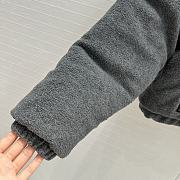 Miu Miu Sherpa-Lined Puffer Jacket Grey - 4