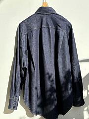 Zimmermann Denim Shirt with Crystal Embellishments  - 2