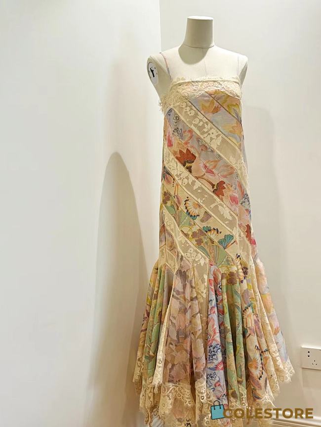 Zimmermann Vintage-Inspired Patchwork Dress - 1