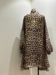 Zimmermann Leopard Print Blouse with a Bow Tie - 4
