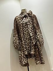 Zimmermann Leopard Print Blouse with a Bow Tie - 3