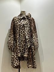 Zimmermann Leopard Print Blouse with a Bow Tie - 2