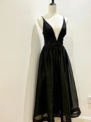 Zimmermann Black Silk Dress with a Plunging Neckline - 4