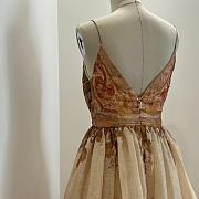 Zimmermann Paisley Print Dress with a Sweetheart Neckline - 2