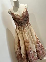 Zimmermann Paisley Print Dress with a Sweetheart Neckline - 3