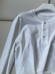 Ralph Lauren Long Sleeve Henley Shirt White - 4