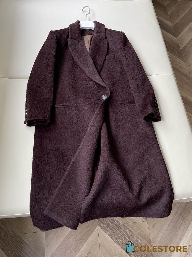 Rouge Wool Coat - 1