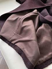 Rouge Wool Coat - 3